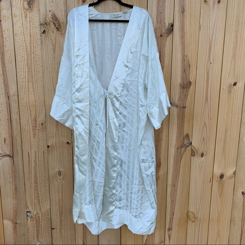 Vintage Gold Label Victoria’s Secret Nightgown Kimono Gown Lingerie Size M/L